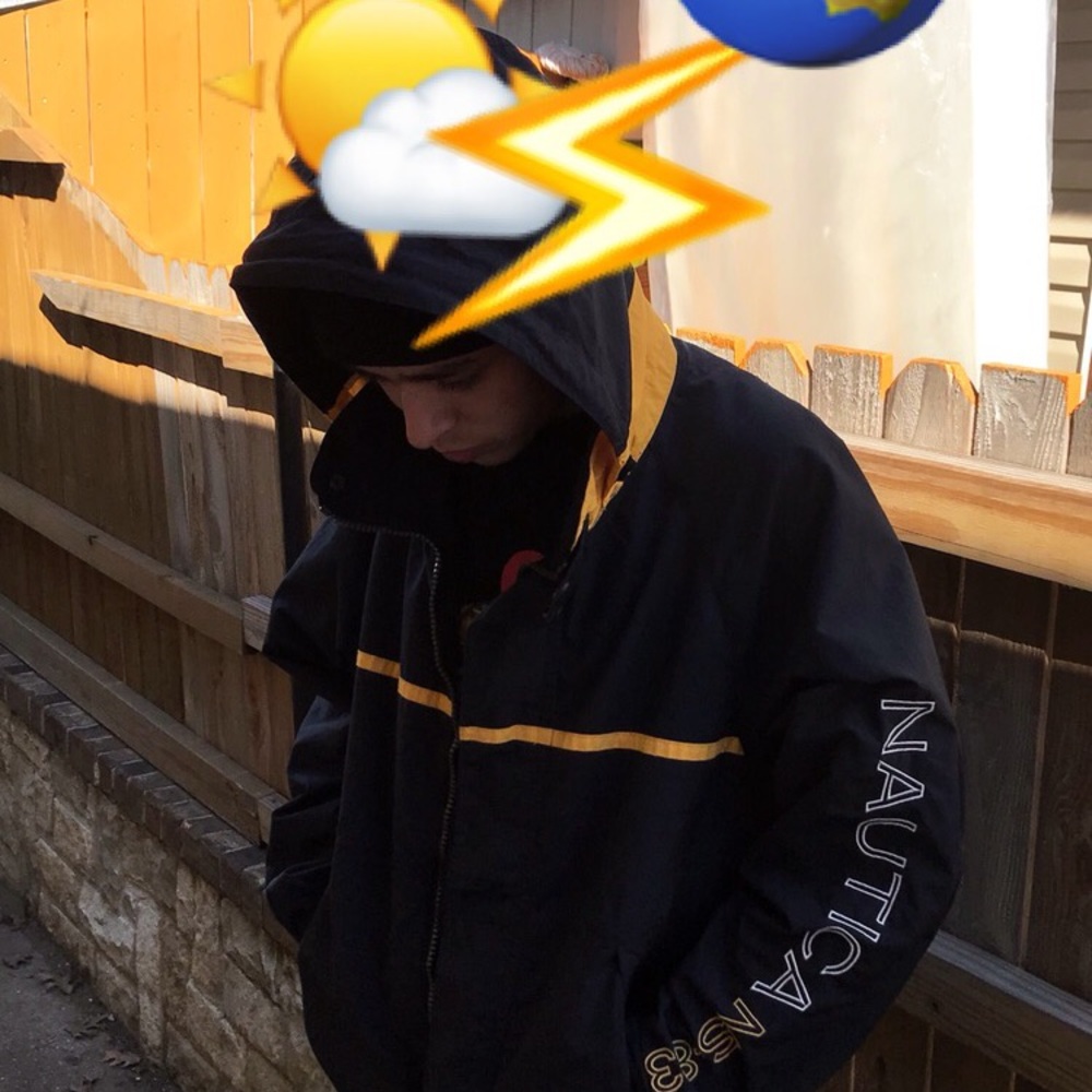 NAUTICA VINTAGE NAVY/YELLOW JACKET